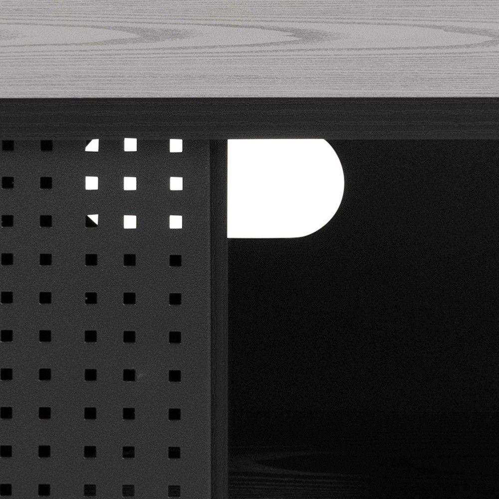 TV Table Loughborough | size: Length: 40cm, Width: 140cm, Height: 44.5cm | color: Black | image: 6 | variant: 1005540