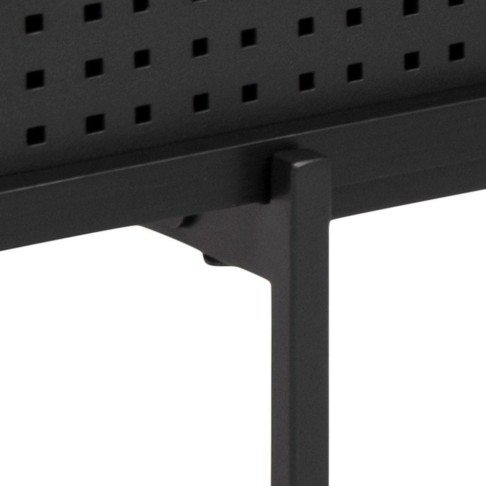 TV Table Loughborough | size: Length: 40cm, Width: 140cm, Height: 44.5cm | color: Black | image: 7 | variant: 1005540