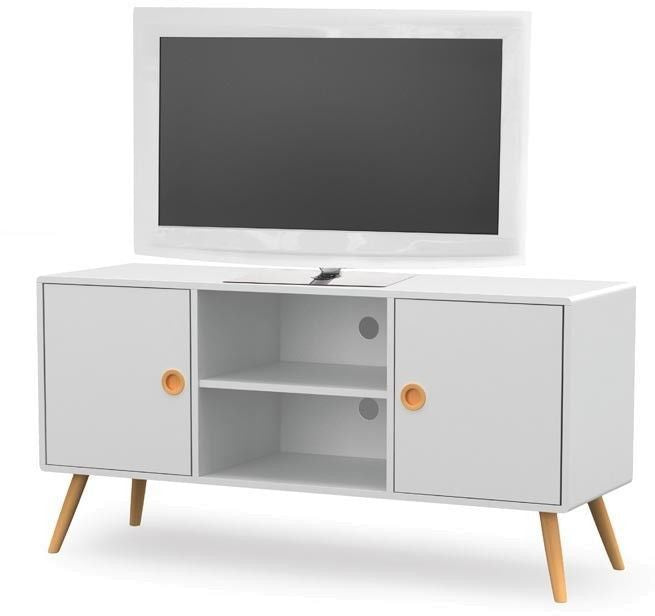 TV Table Malmo | size: Length: 39cm, Width: 120cm, Height: 60cm | color: White | image: 2 | variant: 1012147