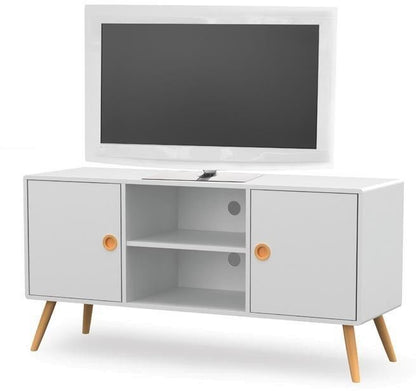 TV Table Malmo | size: Length: 39cm, Width: 120cm, Height: 60cm | color: White | image: 2 | variant: 1012147