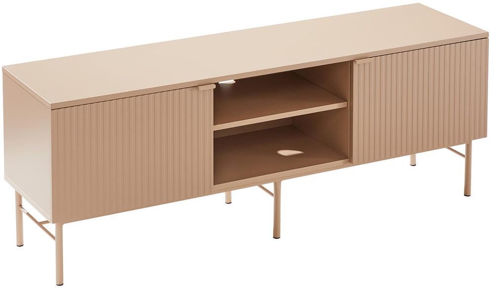 TV Table Milton | size: Length: 40cm, Width: 150cm, Height: 55cm | color: Beige | image: 2 | variant: 1001465