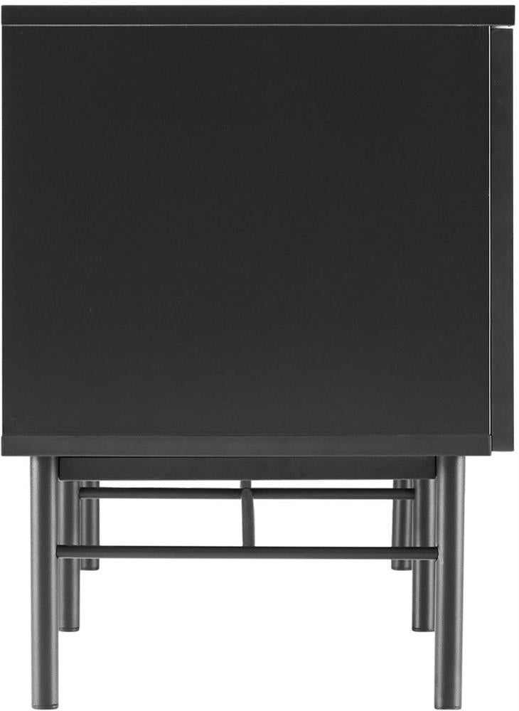 TV Table Milton | size: Length: 40cm, Width: 150cm, Height: 55cm | color: Black | image: 3 | variant: 1001467