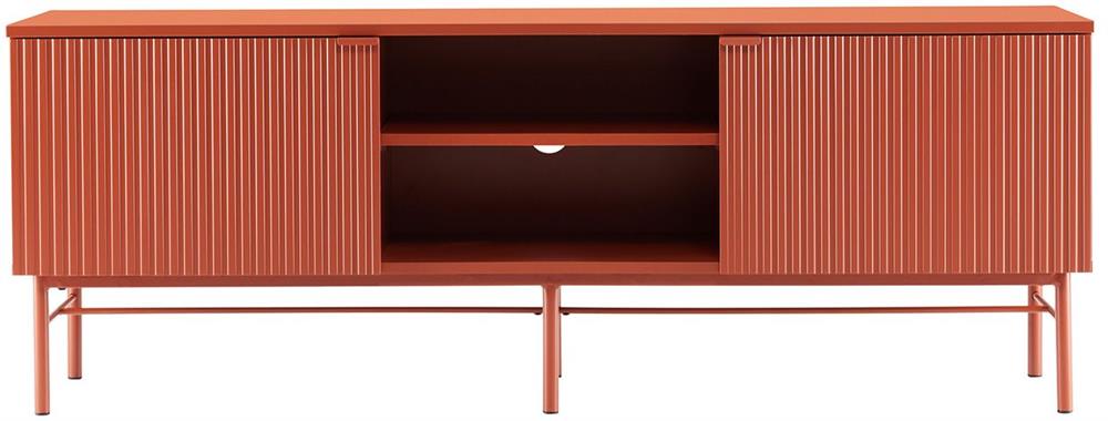 TV Table Milton | size: Length: 40cm, Width: 150cm, Height: 55cm | color: Red | image: 3 | variant: 1001466