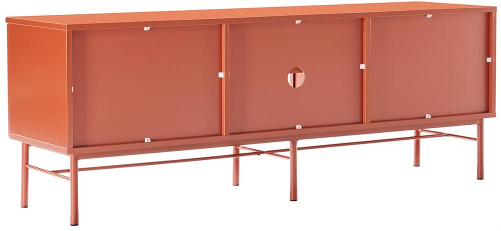 TV Table Milton | size: Length: 40cm, Width: 150cm, Height: 55cm | color: Red | image: 4 | variant: 1001466