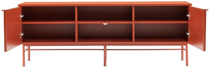 TV Table Milton | size: Length: 40cm, Width: 150cm, Height: 55cm | color: Red | image: 5 | variant: 1001466