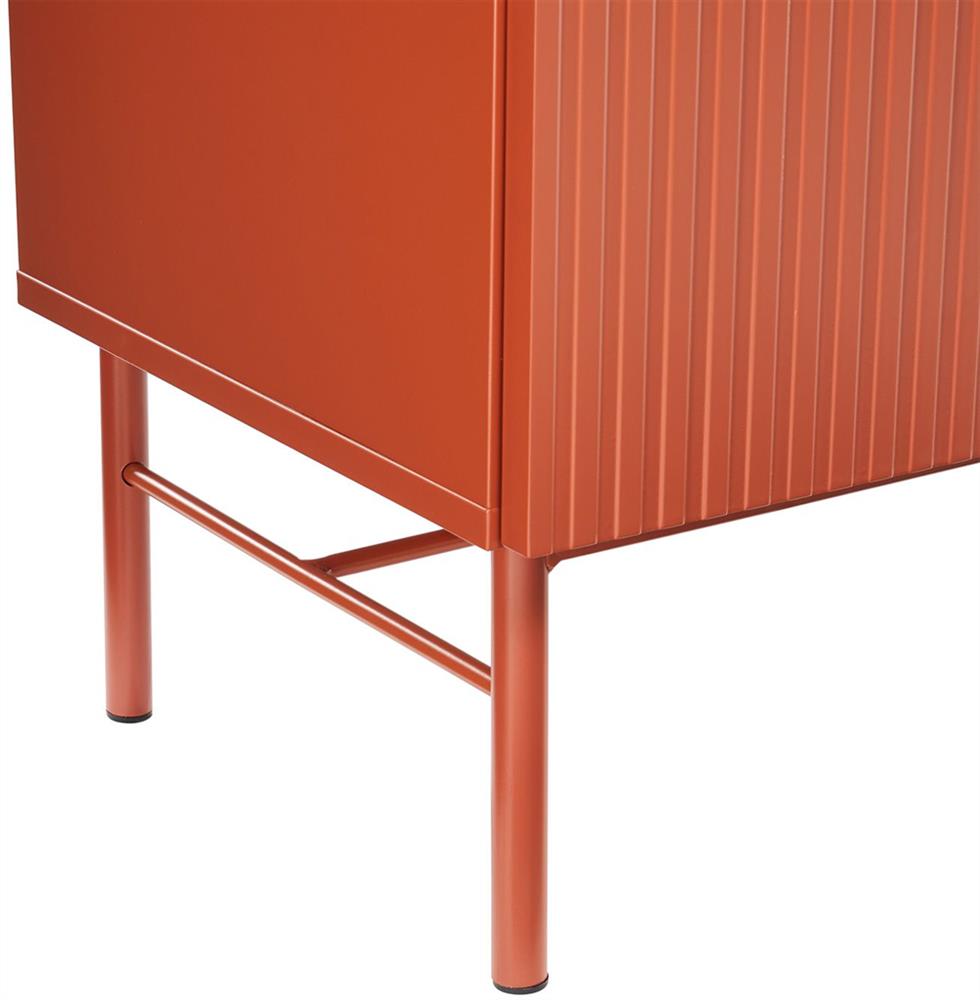 TV Table Milton | size: Length: 40cm, Width: 150cm, Height: 55cm | color: Red | image: 8 | variant: 1001466