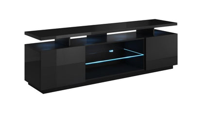 TV Table Orebro | size: Length: 40cm, Width: 180cm, Height: 56cm | color: Black | image: 0 | variant: 1003125