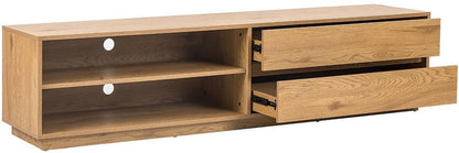 TV Table Sacha | size: Length: 40cm, Width: 180cm, Height: 43cm | color: Oak | image: 3 | variant: 1017692
