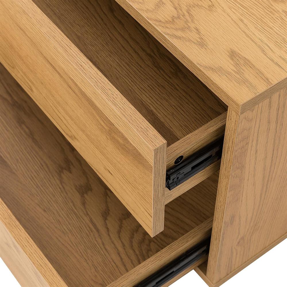 TV Table Sacha | size: Length: 40cm, Width: 180cm, Height: 43cm | color: Oak | image: 6 | variant: 1017692