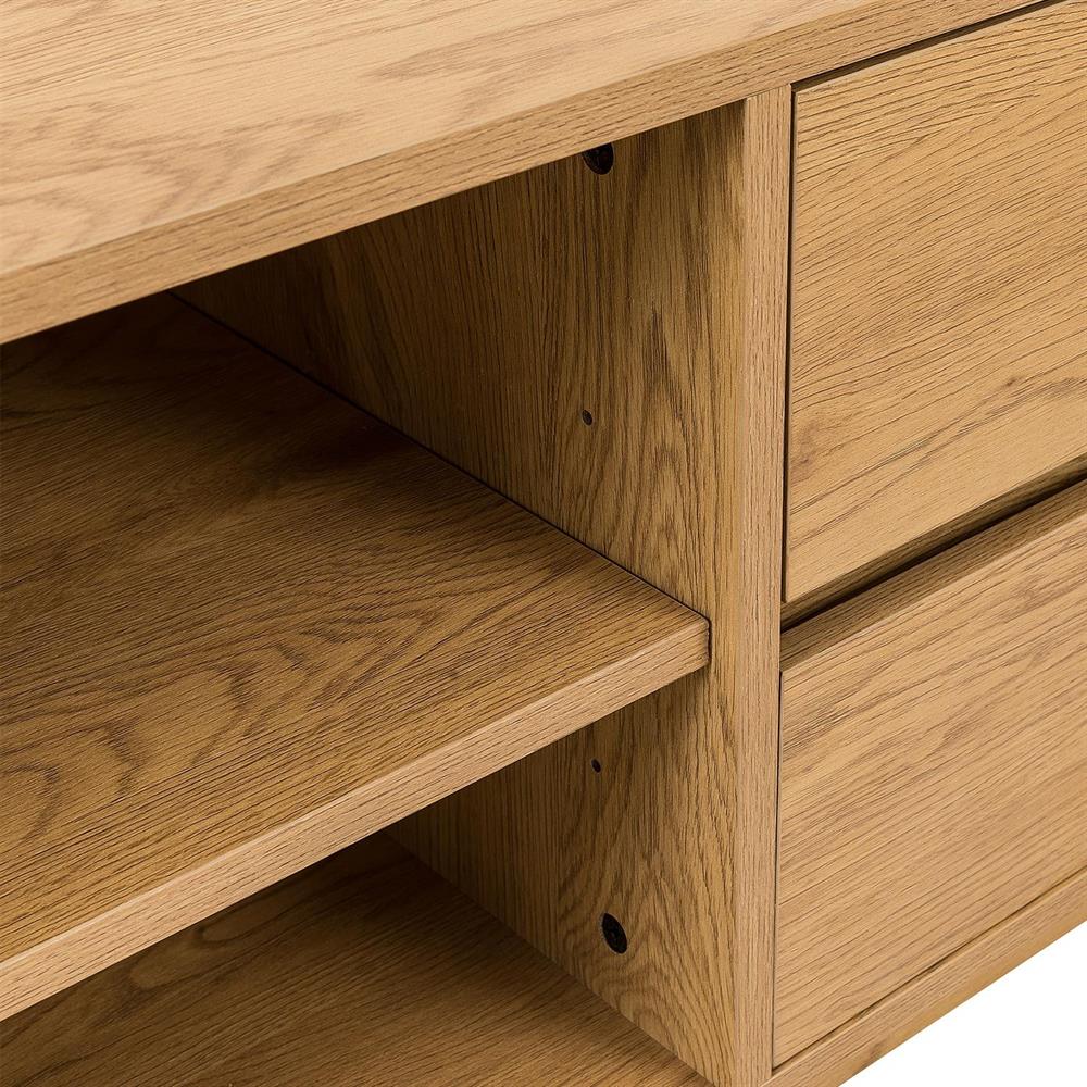 TV Table Sacha | size: Length: 40cm, Width: 180cm, Height: 43cm | color: Oak | image: 8 | variant: 1017692