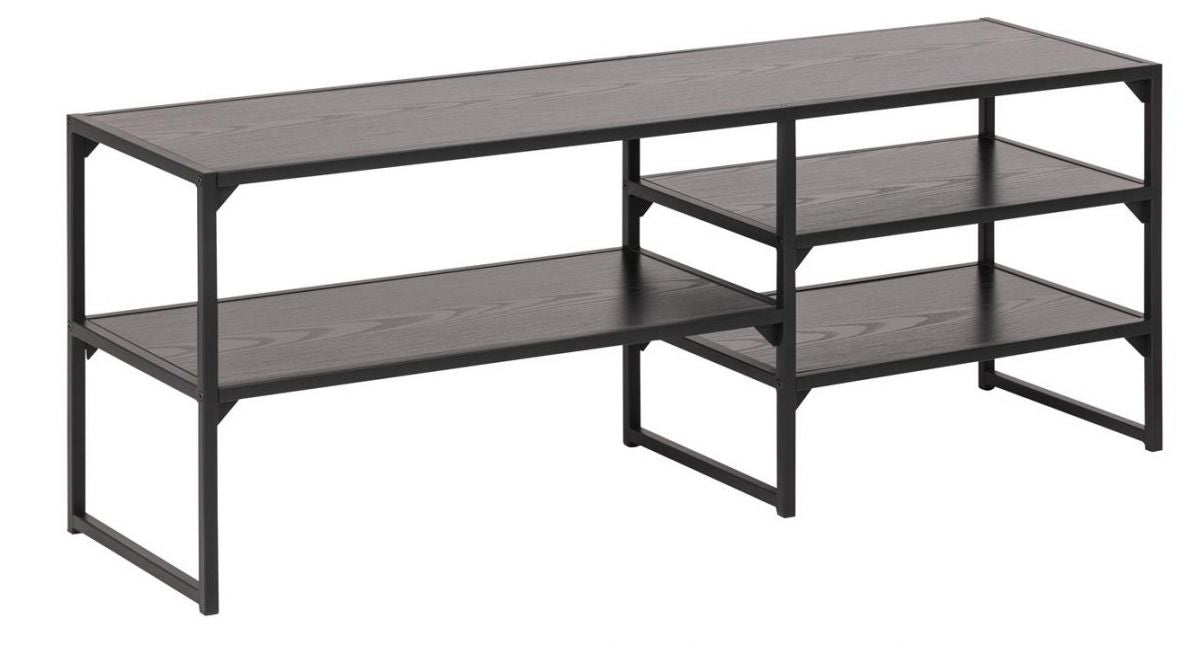 TV Table Seaford 1 | size: Length: 33cm, Width: 120cm, Height: 46cm | color: Black | image: 0 | variant: 1011864