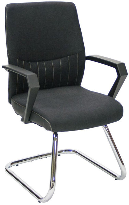 Visitor's Chair Crickhowell | size: Width: 57cm, Height: 90cm, Depth: 58cm | color: Black | image: 1 | variant: 1005847