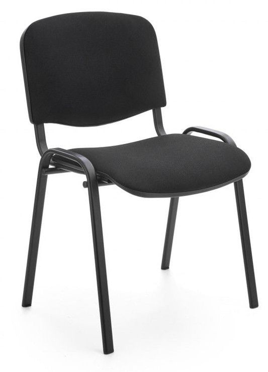 Visitor's Chair East Reykjavik | size: Width: 55cm, Height: 82cm, Depth: 53cm | color: Black | image: 1 | variant: 1007245