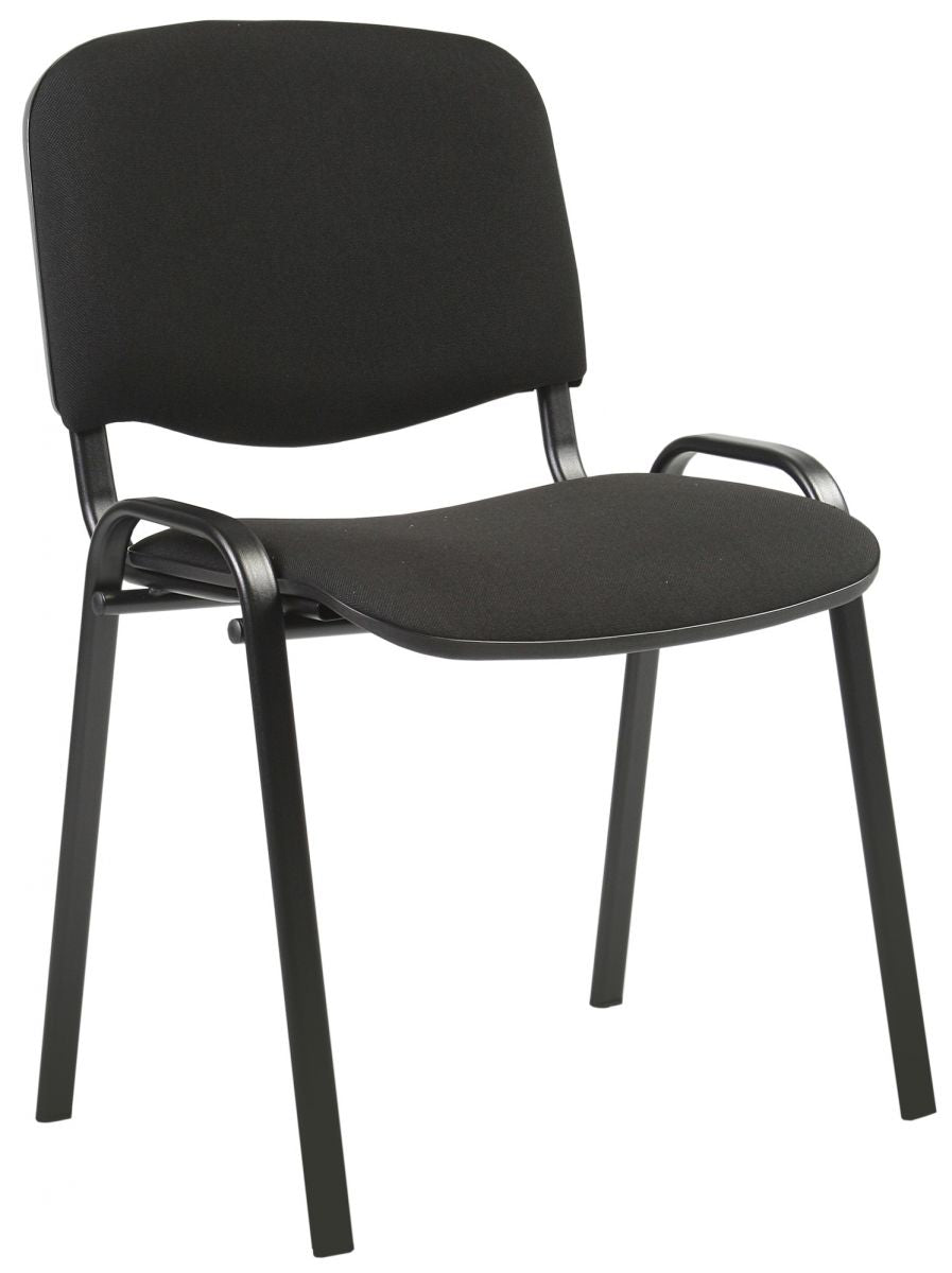Visitor's Chair Iso 3 | size: Width: 54cm, Height: 82cm, Depth: 42cm | color: Black | image: 0 | variant: 1012522