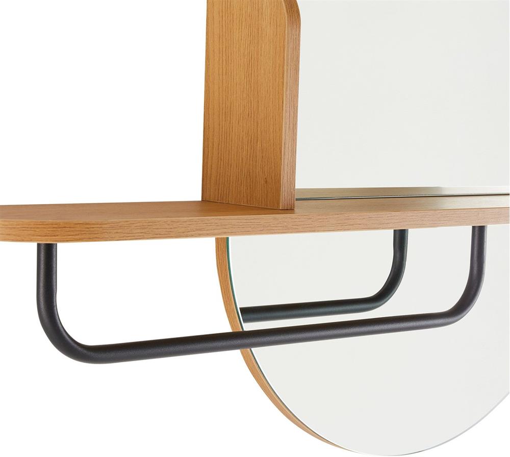 Wall Mirror Aalborg | color: Oak | image: 5 | variant: 1017734