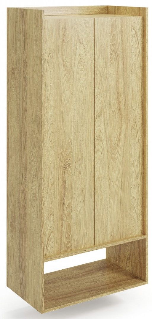 Wall Shelf Helsinki | size: Width: 78cm, Height: 179cm, Depth: 41cm | color: Oak | image: 1 | variant: 1002040