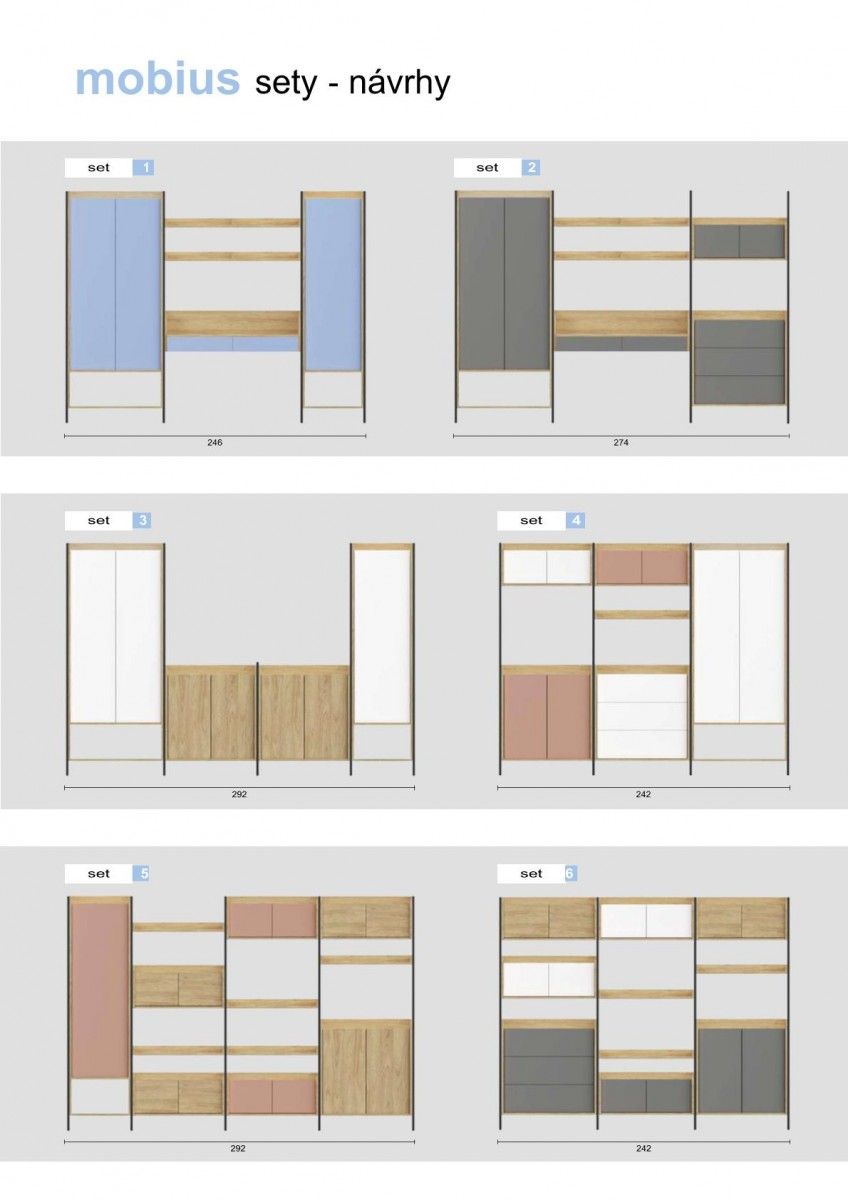 Wall Shelf Mobius 2D | size: Width: 78cm, Height: 83cm, Depth: 41cm | color: Oak | image: 3 | variant: 1000525