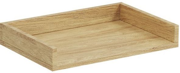Wall Shelf Mobius 50 | size: Width: 110cm, Height: 8cm, Depth: 41cm | color: Oak | image: 1 | variant: 1012184