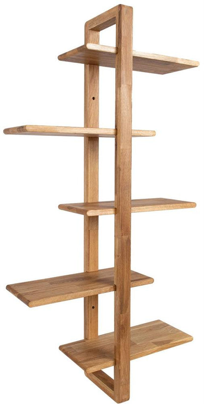Wall Shelf Mondeo | size: Width: 40cm, Height: 115.2cm, Depth: 21.6cm | color: Oak | image: 1 | variant: 1016974