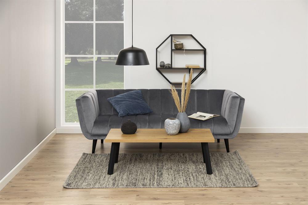 Wall Shelf Seaford 3 | size: Width: 77cm, Height: 77cm, Depth: 20cm | color: Black/Oak | image: 7 | variant: 1016968